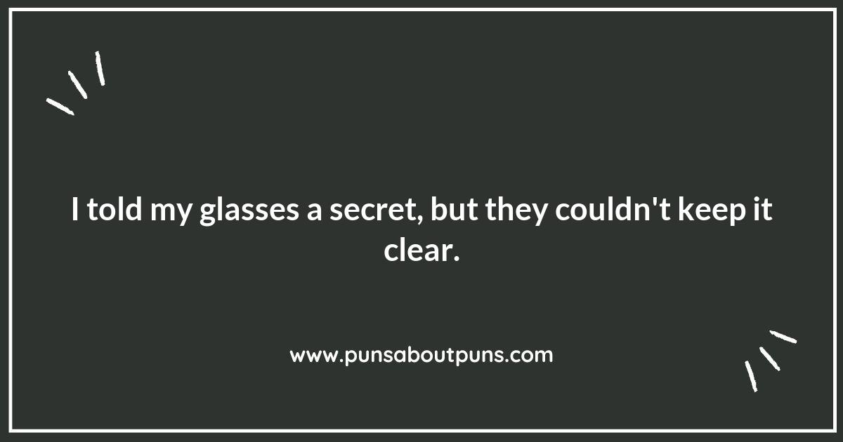 Lens-tastic Laughs: A Guide to Glasses Puns