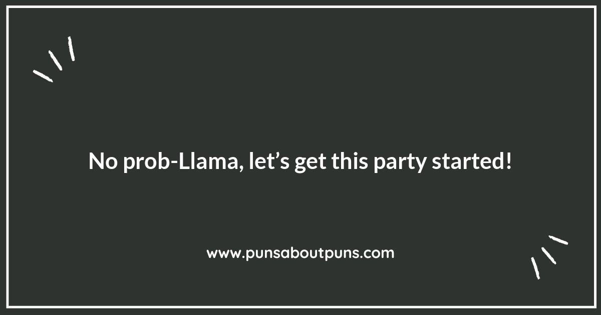 Llama Fiesta: Celebrate with These Puns