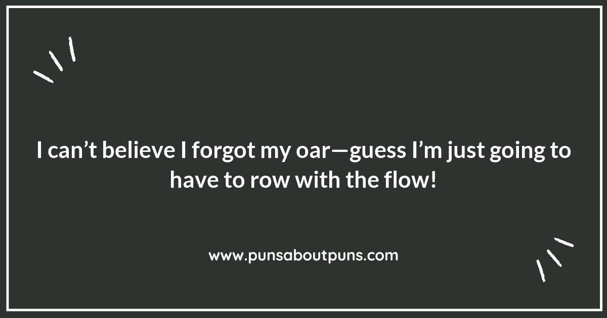 Make a Splash with These Hilarious Rowing Puns