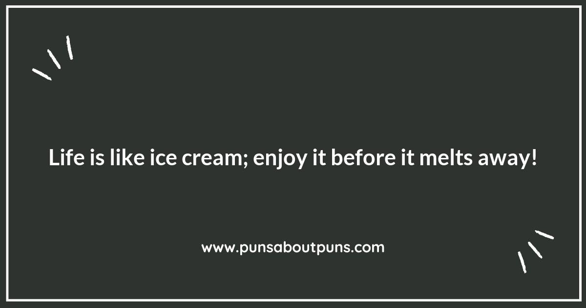 Melt Away the Stress with Ice Cream Puns