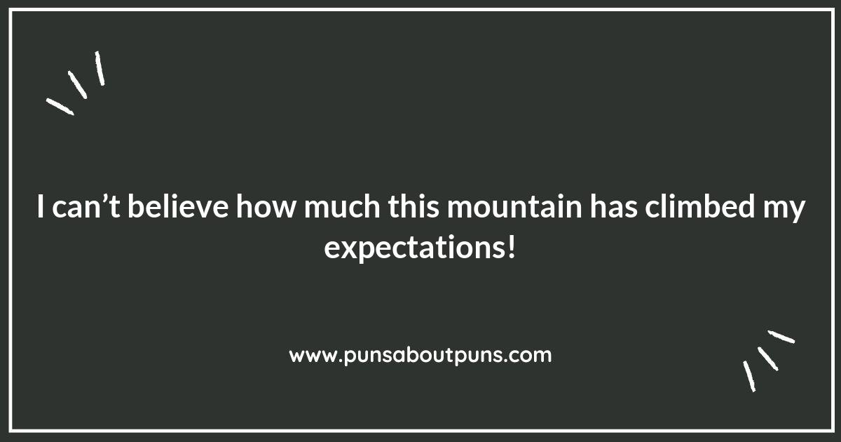 Mountain of Laughs: Hilarious Mountain Puns to Elevate Your Day