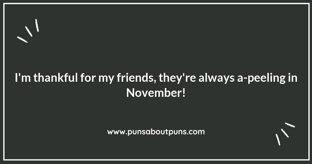 November Puns to Brighten Your Month