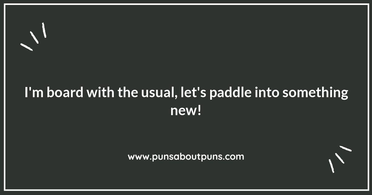 Paddleboarding Puns for Your Next Adventure