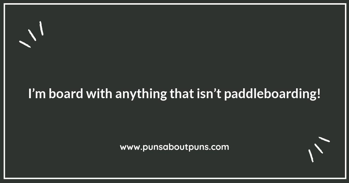 Paddleboarding Puns for the Perfect Summer Vibe