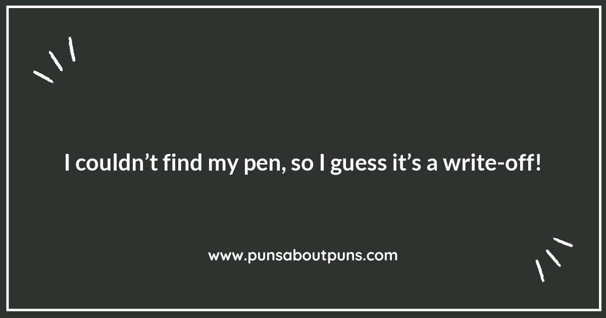 Pen Puns That Will Write You into Laughter