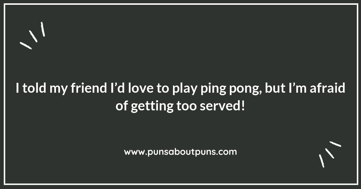 Ping Pong Puns to Bounce Around with Friends