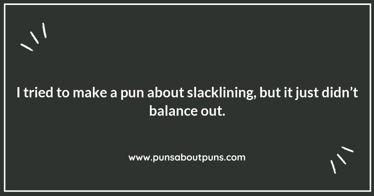 Pun-believable Moments in Slacklining