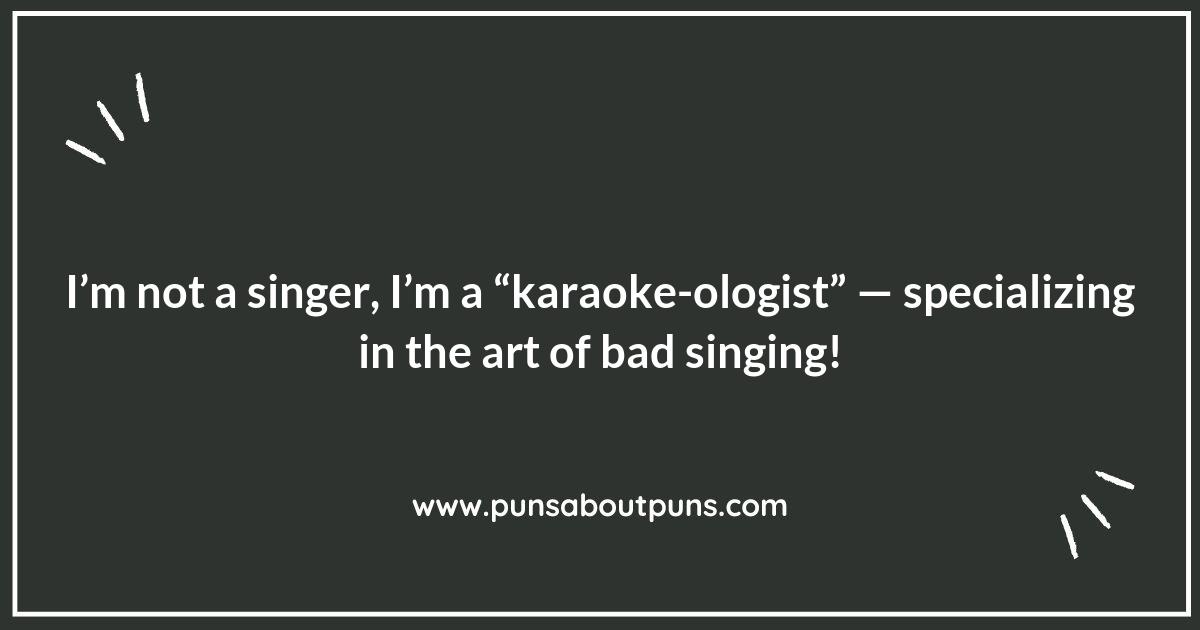 Pun Intended: A Collection of Karaoke Puns to Share