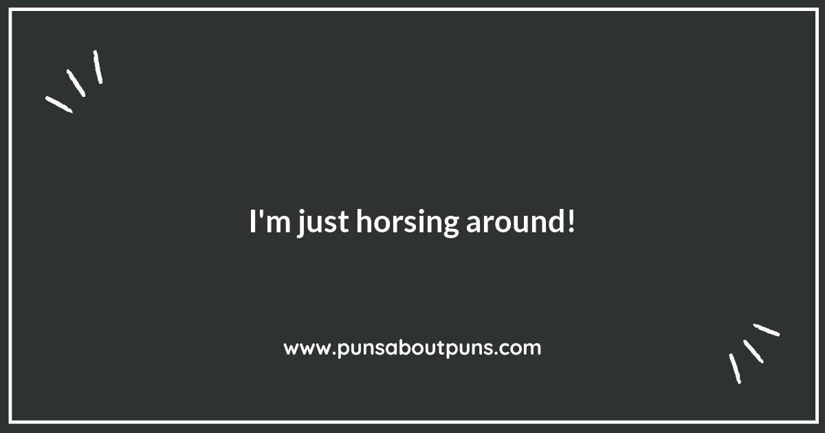 Punny Business: Equestrian Puns That Will Make You Smile