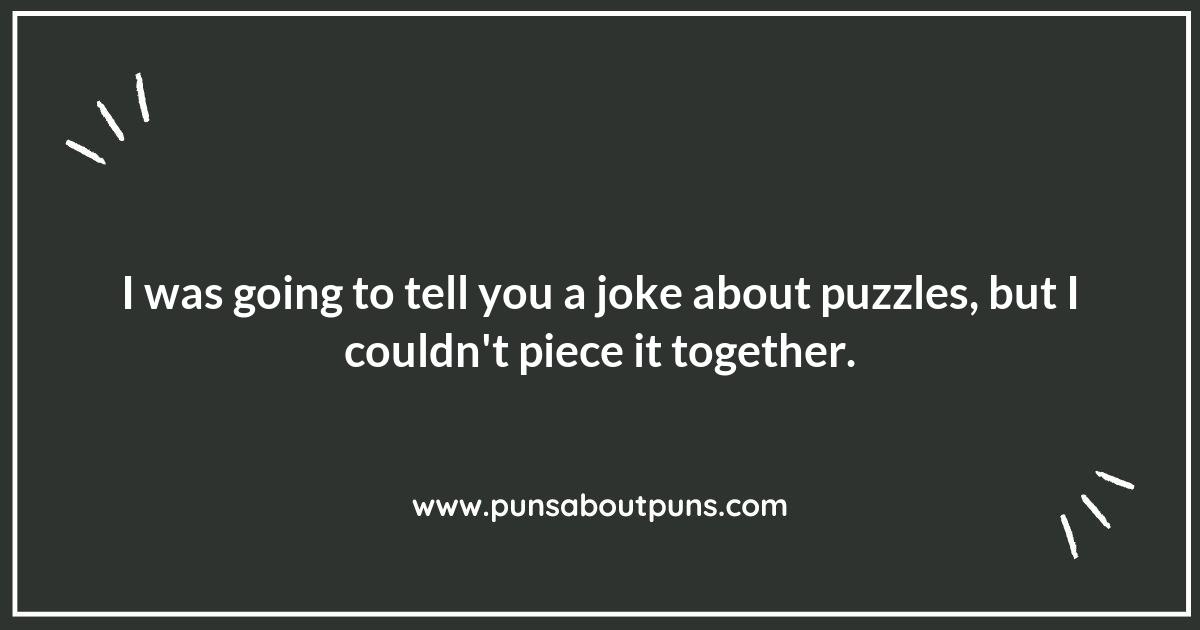 Puzzle Solving Puns That Will Leave You in Stitches