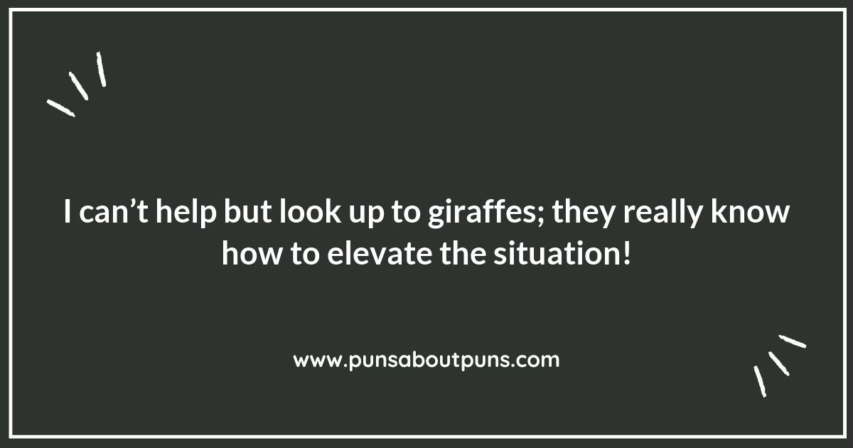 Reaching New Heights with Giraffe Puns