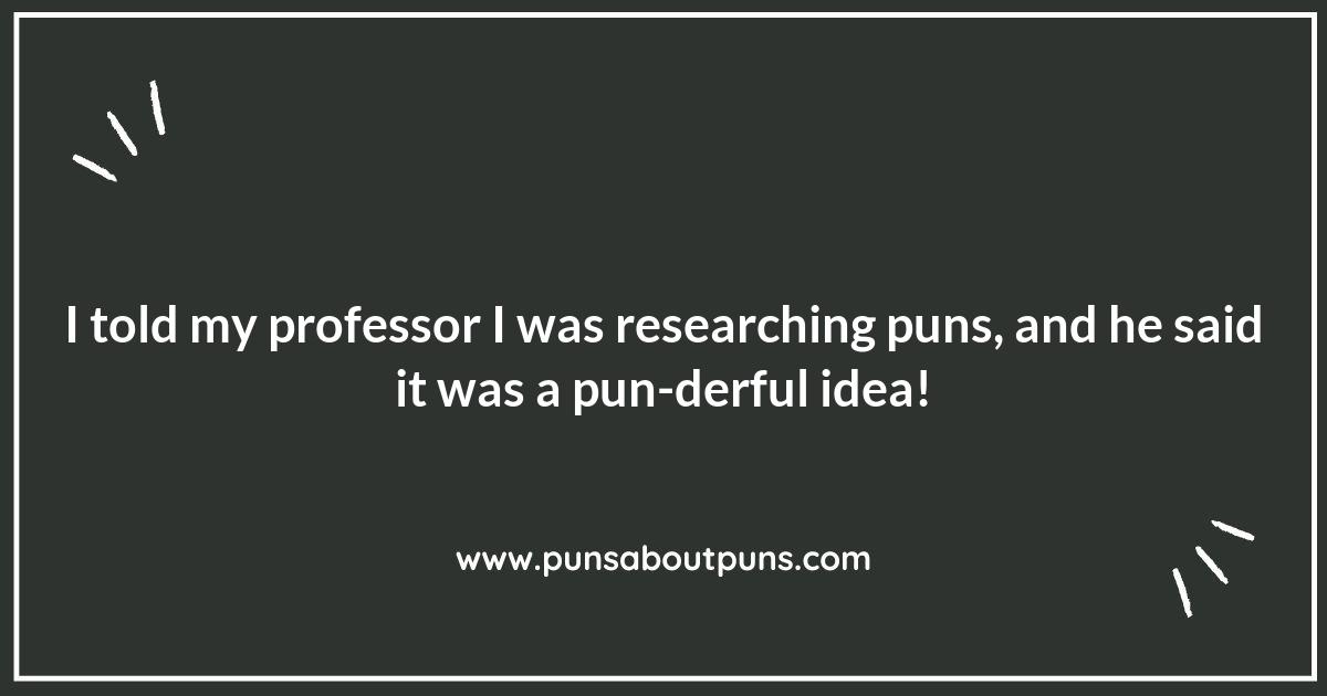 Research Puns that Will Make You LOL: A Comprehensive Collection