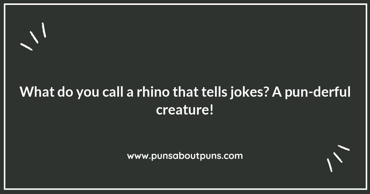 Rhino Puns: A Horned Journey into Wordplay