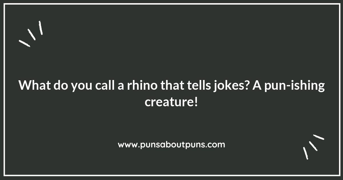 Rhino Puns for Animal Lovers: A Jungle of Jokes