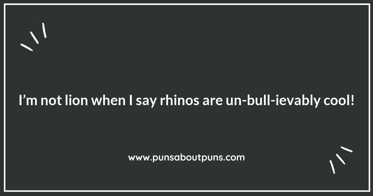 Rhino Puns to Use in Social Media: Elevate Your Posts