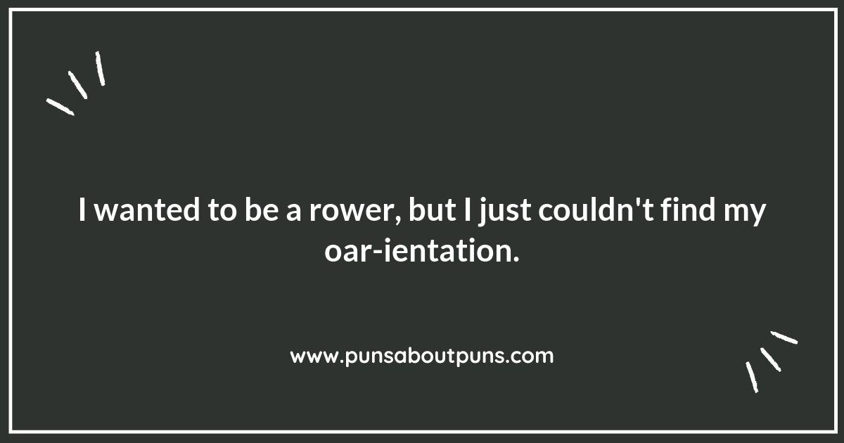 Rowing Puns to Keep You Rowing with Laughter