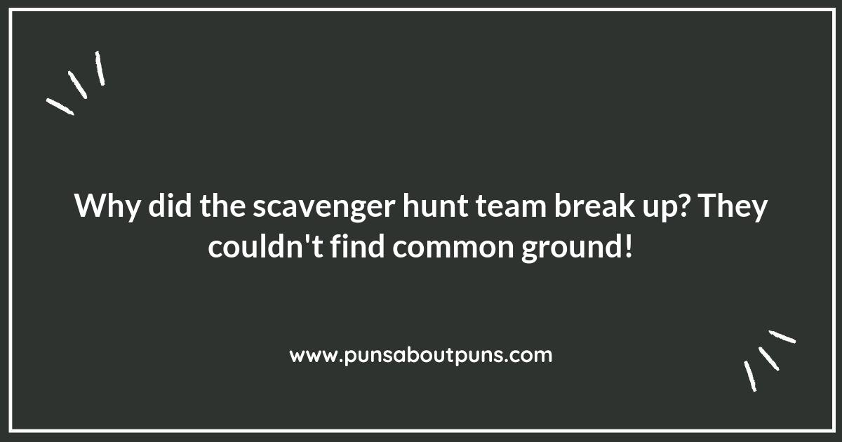 Scavenger Hunting Puns to Spice Up Your Game