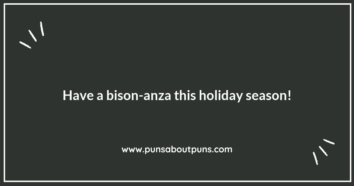 Seasonal Bison Puns: Celebrating Holidays with Humor