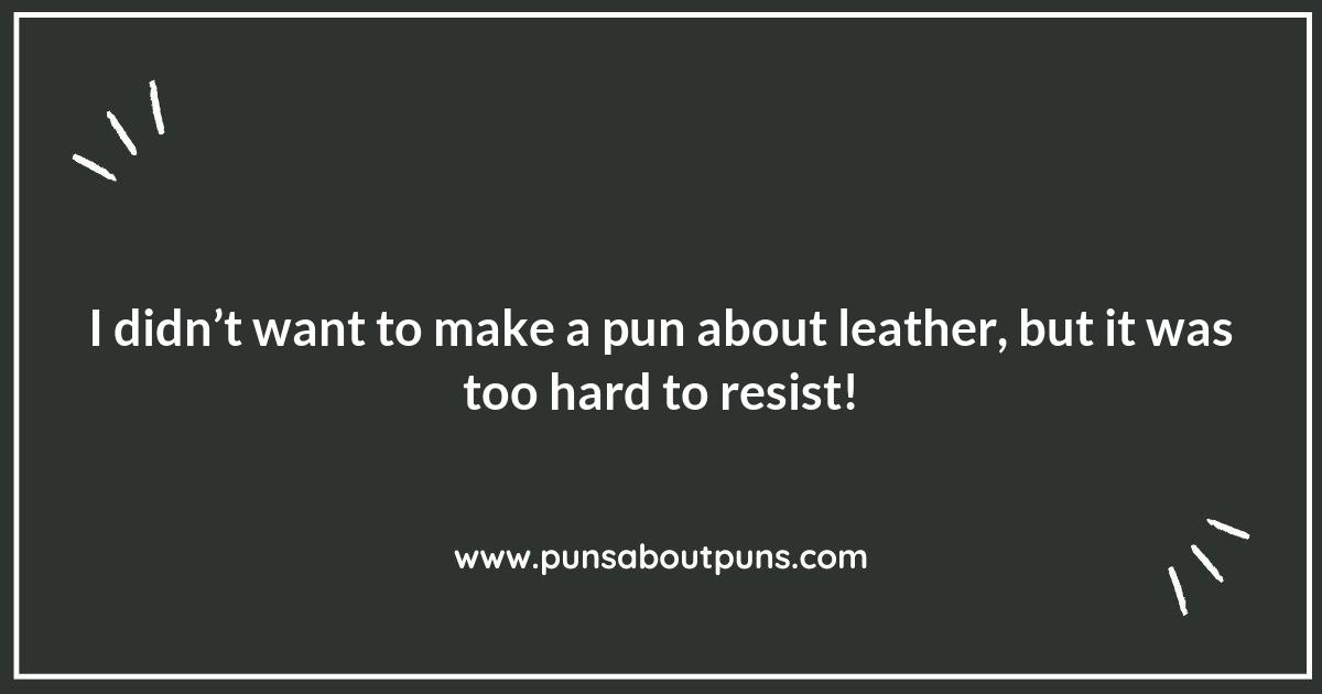 Sew Funny: Leatherworking Puns That Will Tanning Your Sides