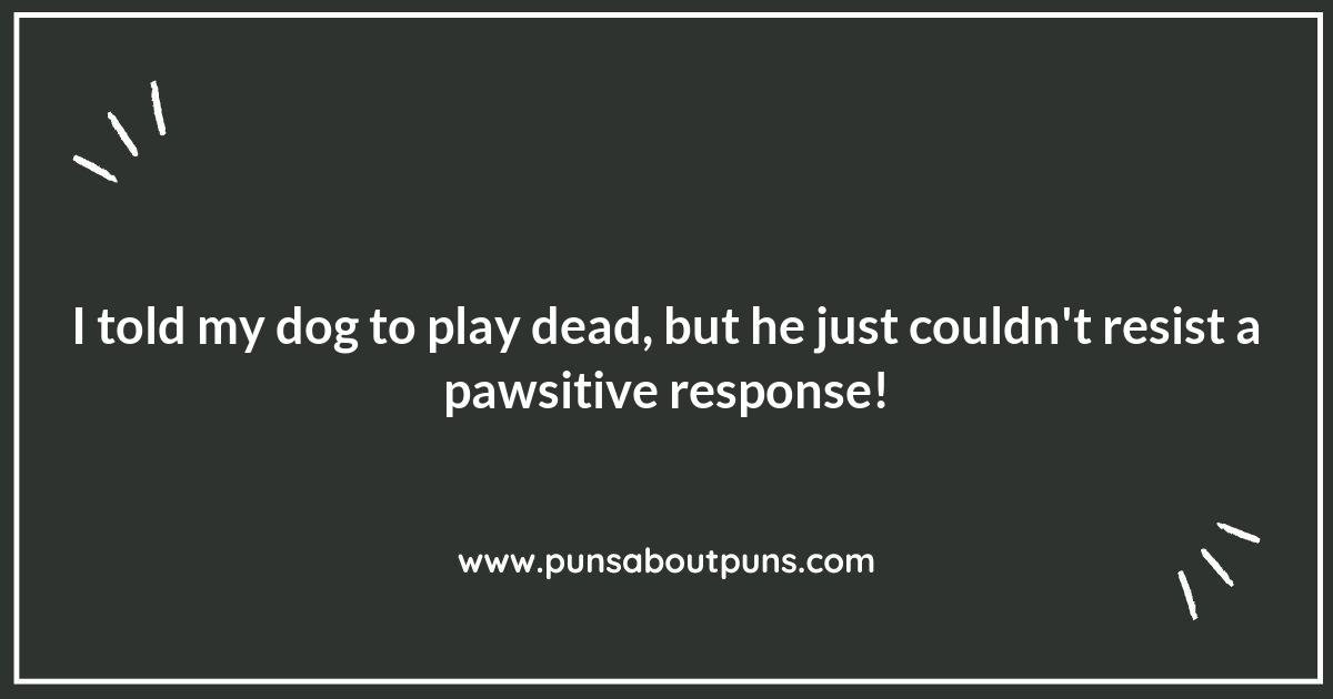 Sit, Stay, and Laugh: Hilarious Dog Training Puns