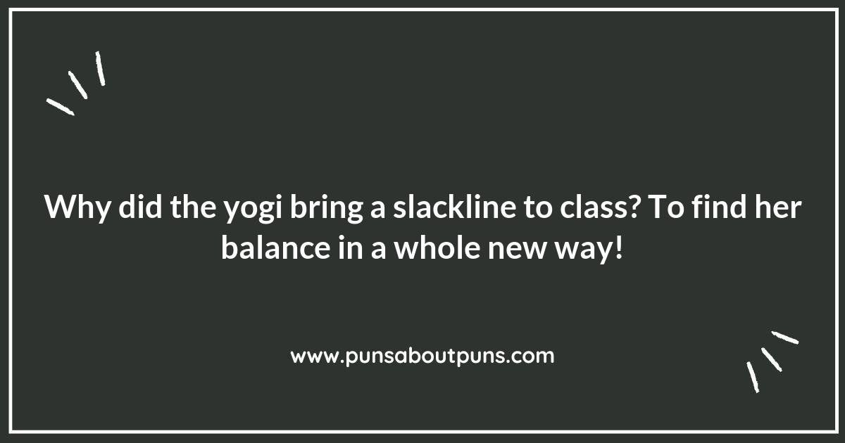 Slackline Yoga Puns to Keep You Grounded