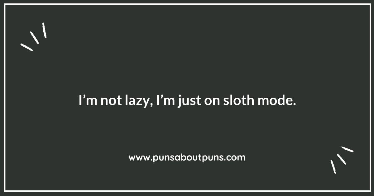 Sloth Puns: Finding Humor in Laziness