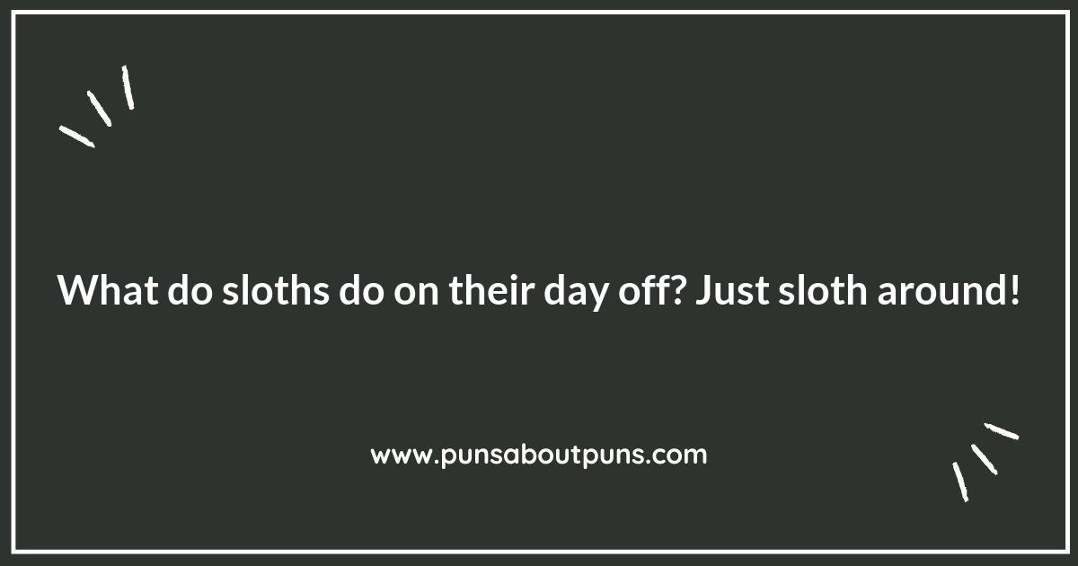 Sloth Puns for a Relaxing Laugh