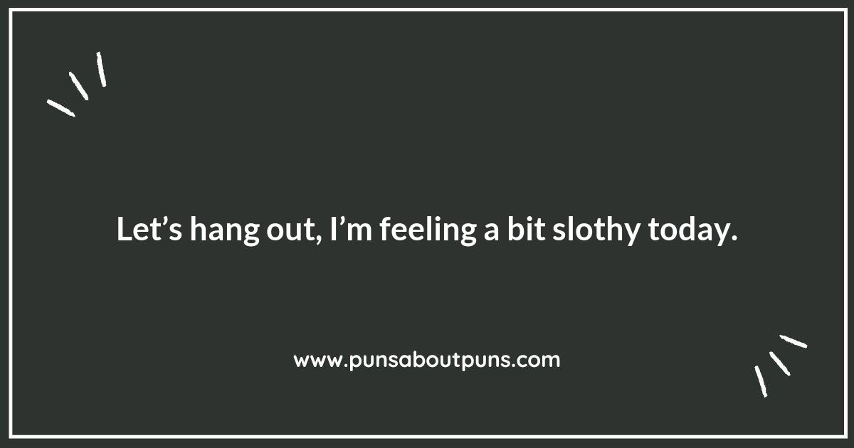 Sloth Puns to Brighten Your Day