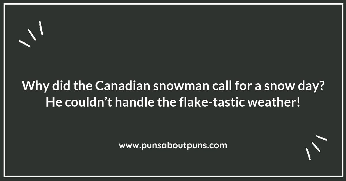 Snow Much Fun: Winter-Themed Canada Puns to Enjoy