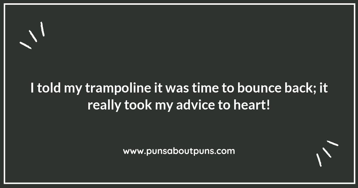 Soaring High: Trampoline Puns That Defy Gravity