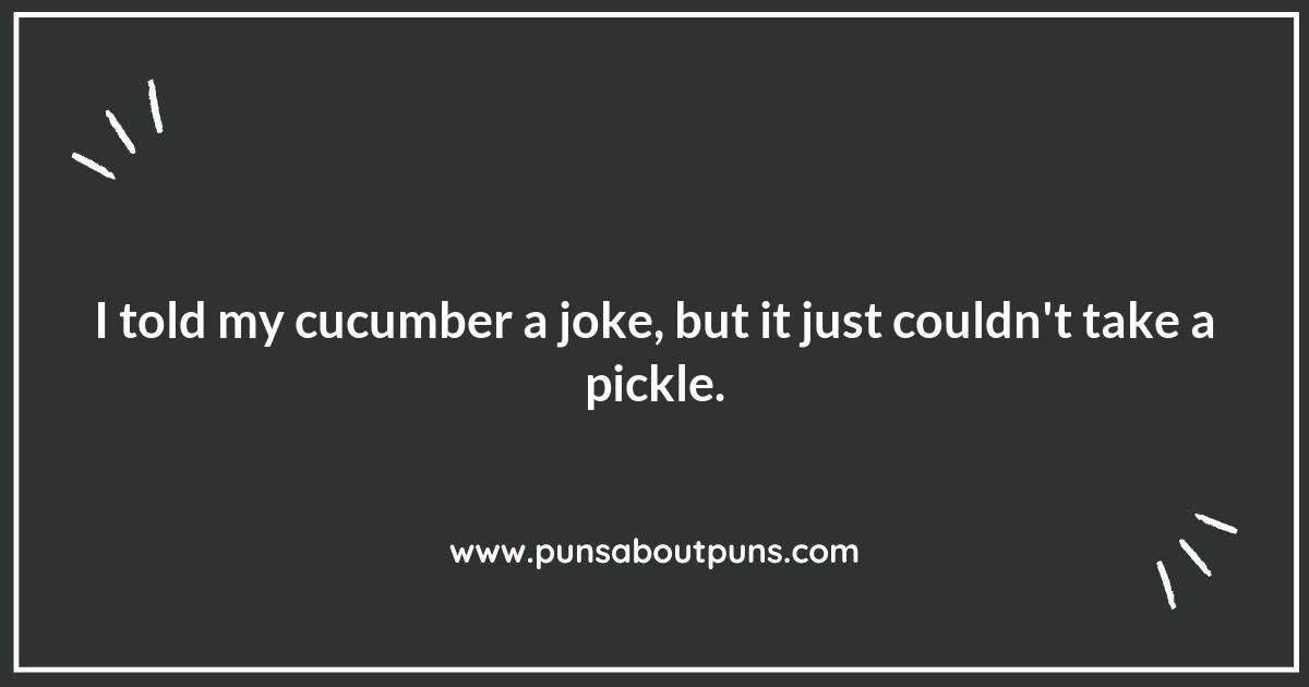 Sowing Seeds of Laughter with Cucumber Puns Sowing Seeds of Laughter with Cucumber Puns