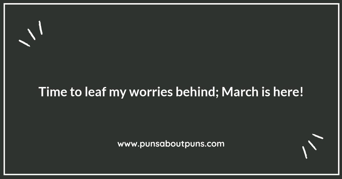 Springing Forward: Fresh March Puns to Brighten Your Day