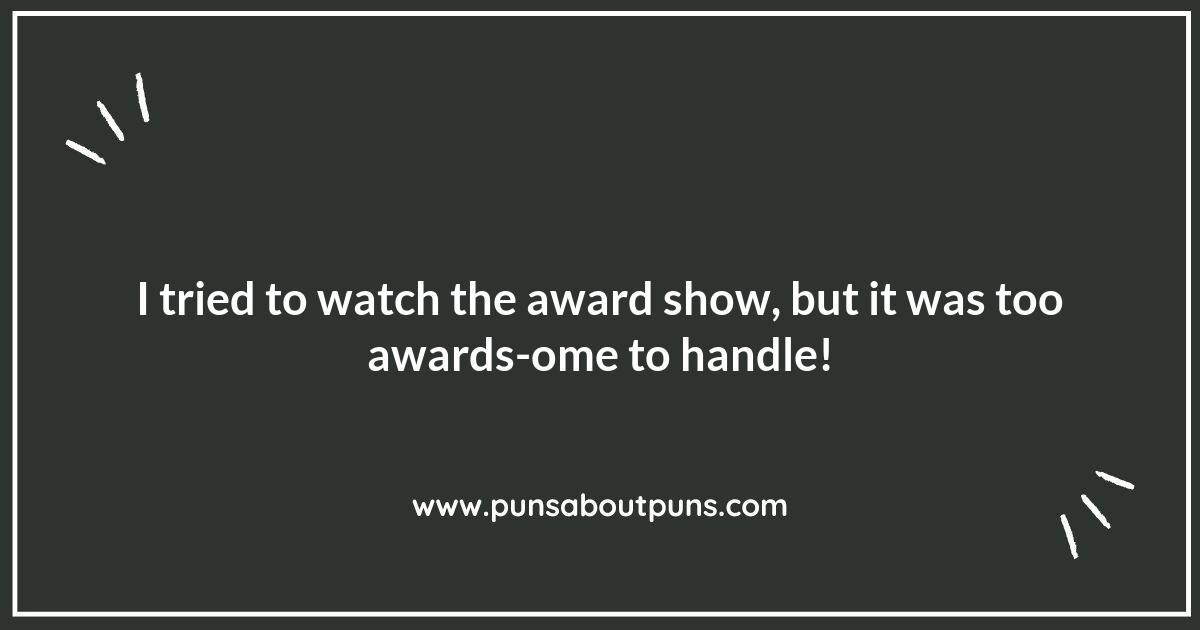 Standing Ovation: Award Show Puns That Deserve Applause