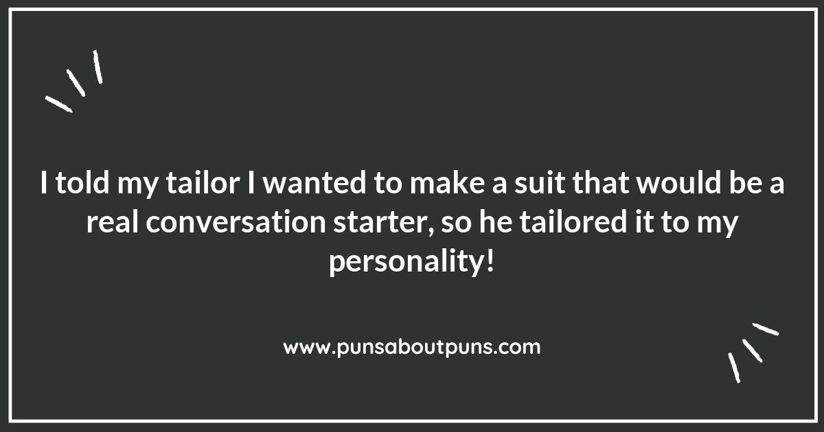 Suit Yourself: Clever Puns to Elevate Your Wardrobe Game