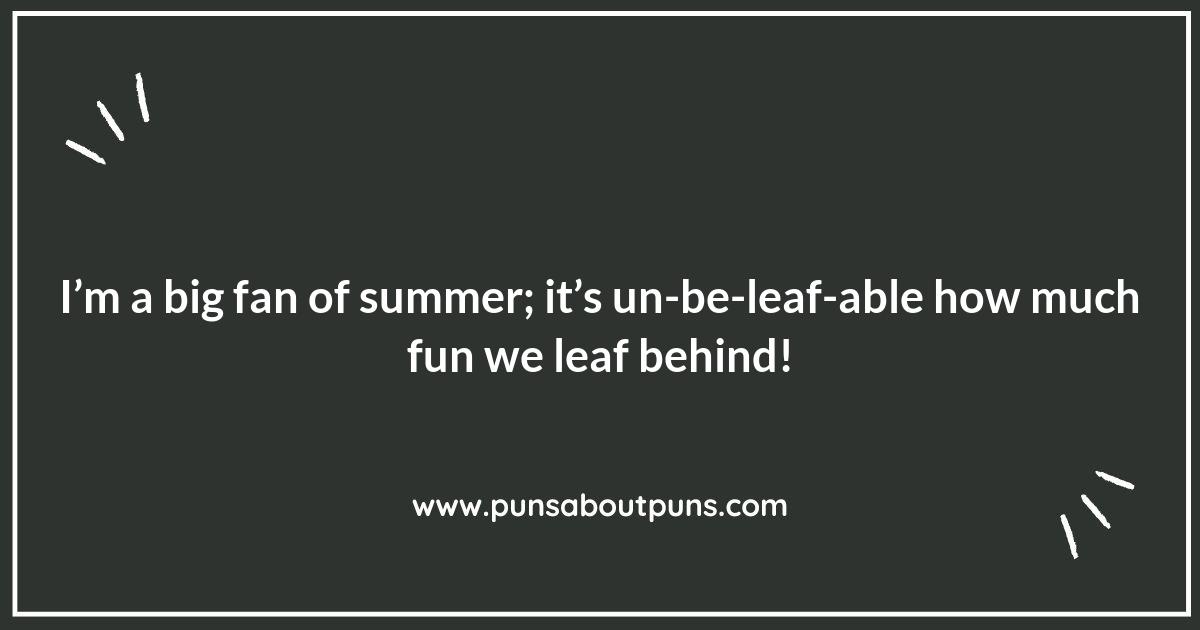 Summer Vacation Puns That Will Make You LOL