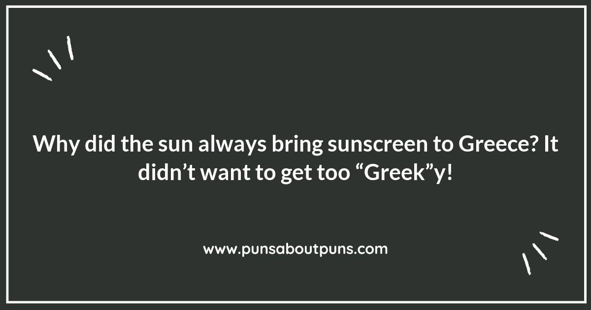 Sun, Sea, and Greece Puns: Vacation Vibes with a Twist