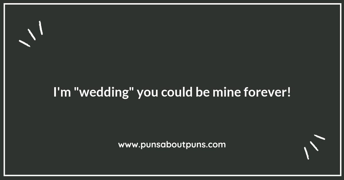 Sweet Wedding Puns for Your Love Story