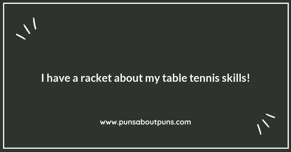 Table Tennis Puns That Are a Real Game Changer