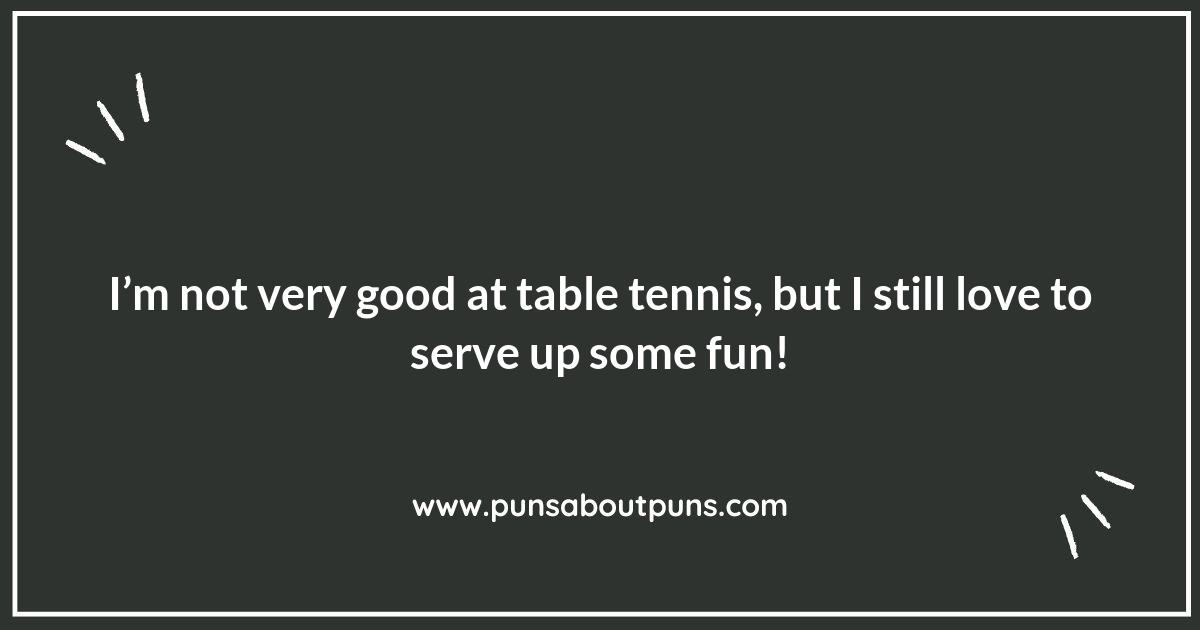 Table Tennis Puns That Serve Up Smiles