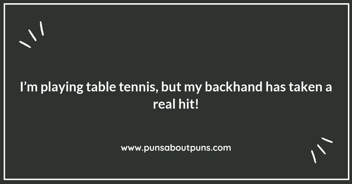 Table Tennis Puns That Will Keep You on Your Toes