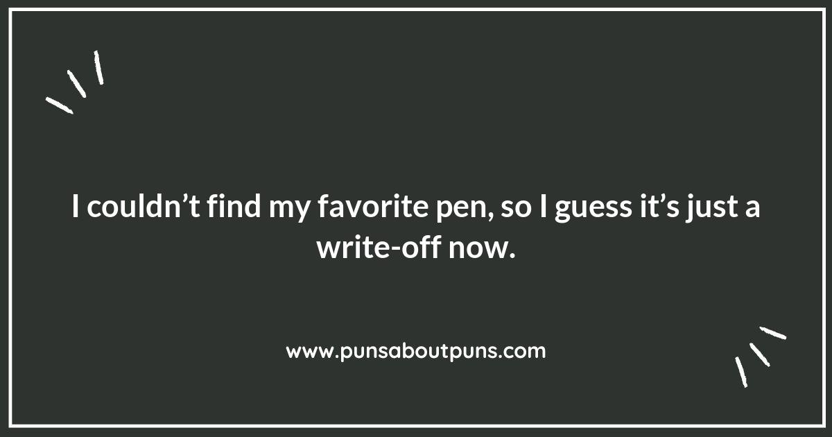 The Art of Pen Puns: A Quirky Collection