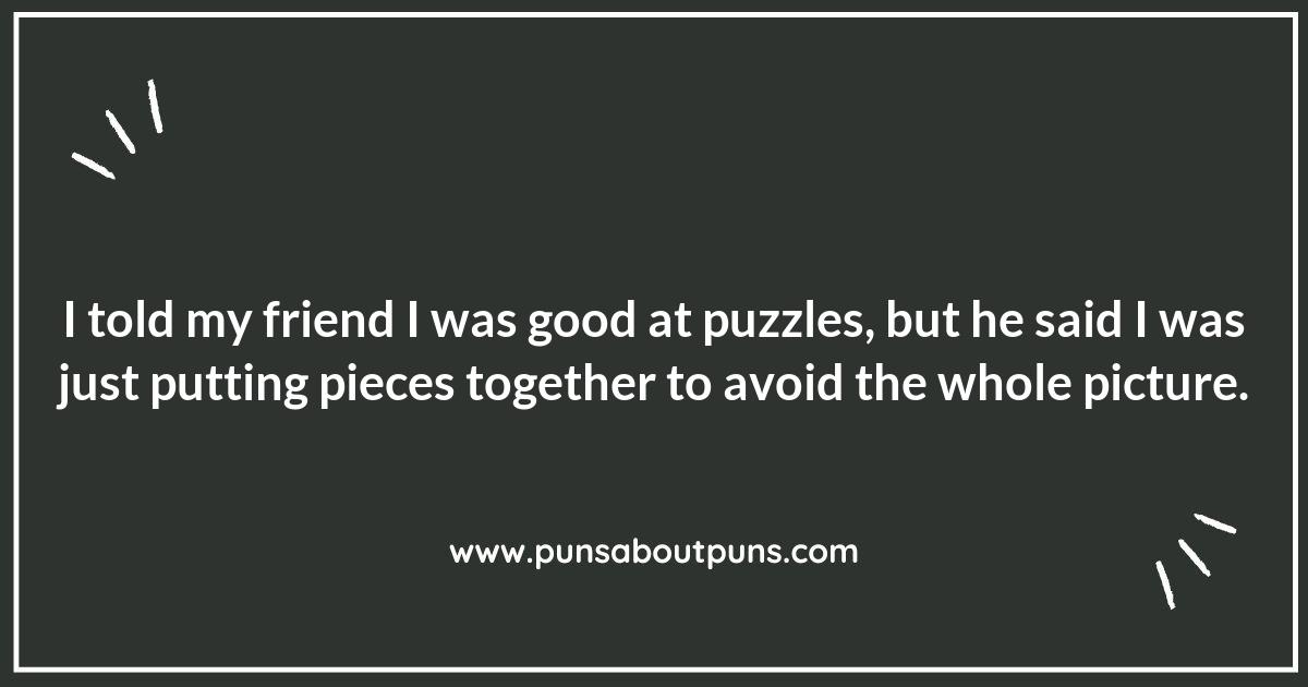 The Art of Puzzle Solving Puns: A Humorous Approach