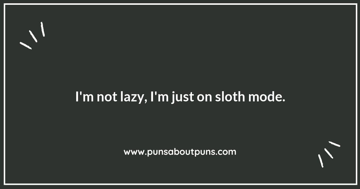 The Best Sloth Puns for Lazy Days