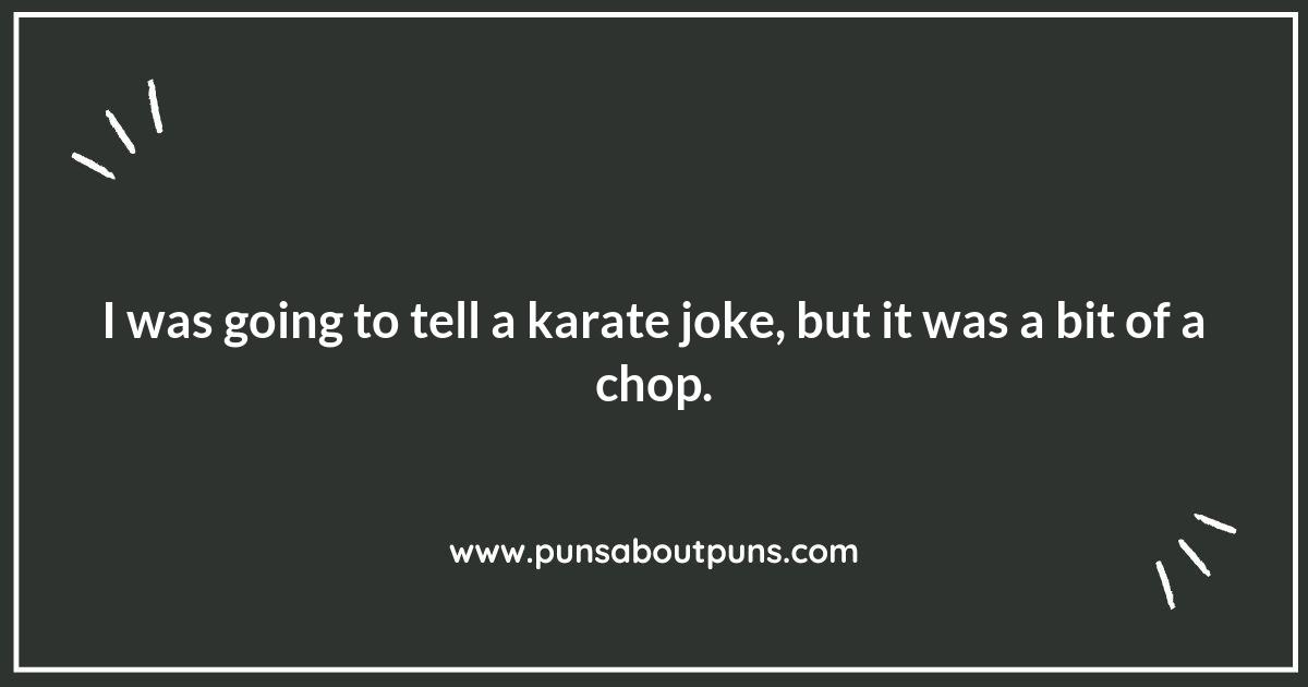 The Black Belt of Humor: Top Martial Arts Puns