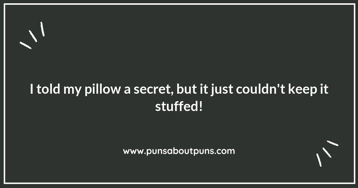 The Comedic Comfort of Pillow Puns