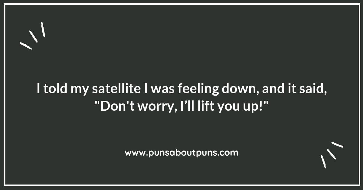 The Cosmic Humor of Satellite Puns