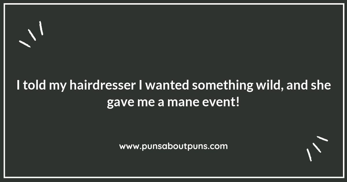 The Cutting Edge of Comedy: Top Hairdresser Puns