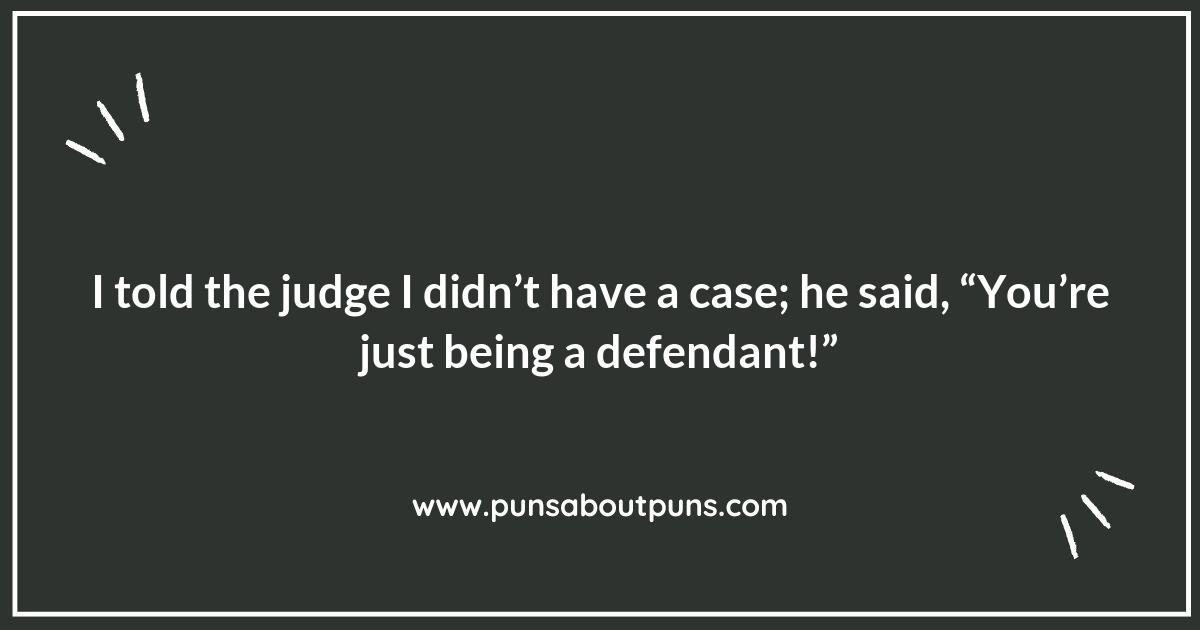 The Gavel's Humor: Exploring Judge Puns