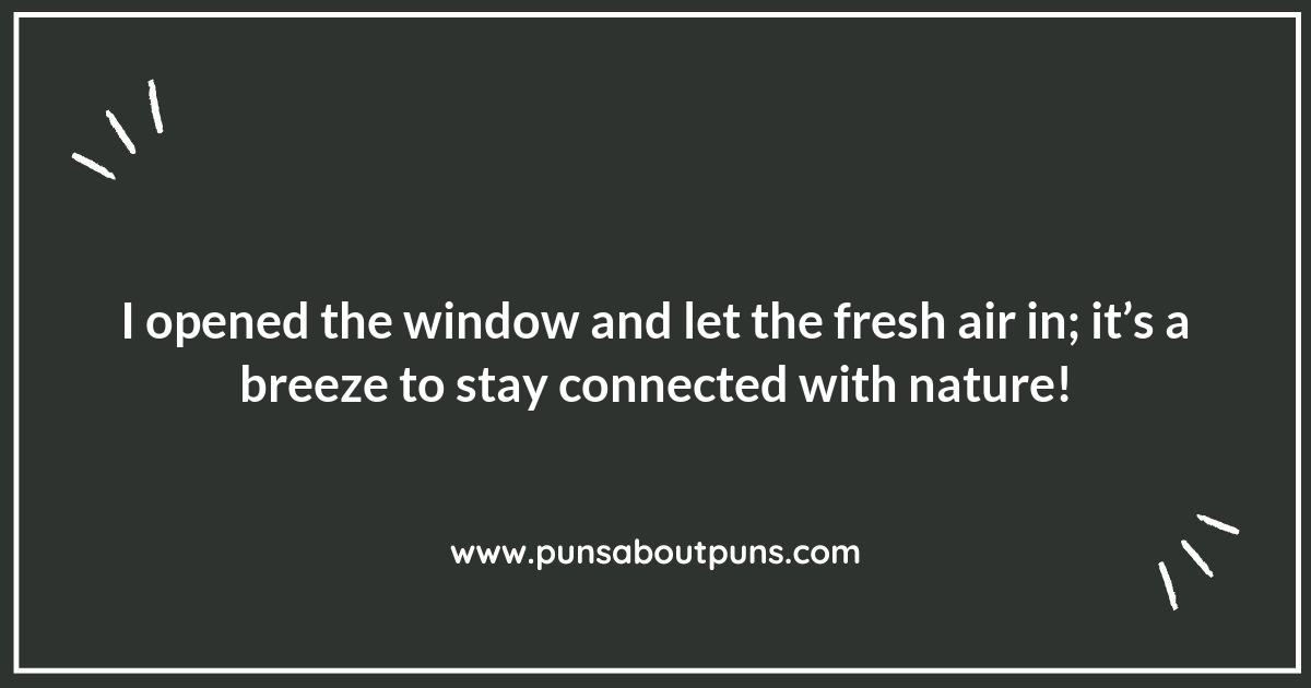 The Great Outdoors: Nature-Inspired Window Puns