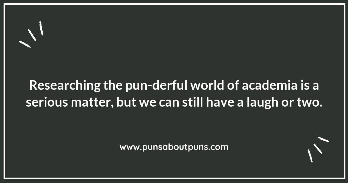 The Impact of Research Puns on Academic Writing